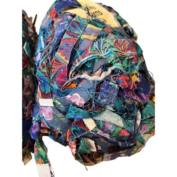 Tahki Yarns Ribbons & Bows Capri Blues 1 New, Lots Of Partial Skeins USA - Picture 2 of 3